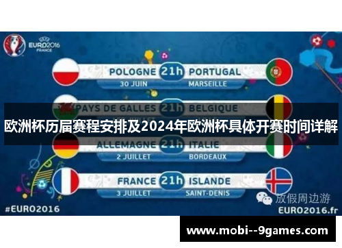 欧洲杯历届赛程安排及2024年欧洲杯具体开赛时间详解 欧洲杯历届赛程安排及2024年欧洲杯具体开赛时间详解